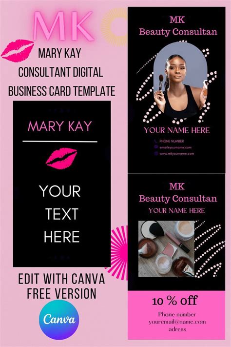 Mary Kay Business Cards 的图像结果