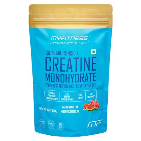 Myfitness Creatine Mono hydrate 100% Micronized | 30 Servings ...