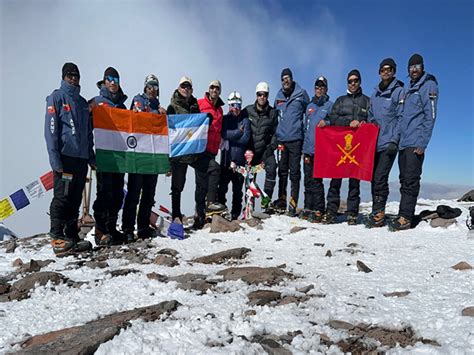 Indian, Argentine armies successfully summit Mt Aconcagua on 'Army Day ...