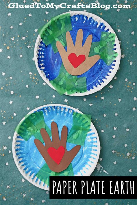 Paper Plate Earth - Craft Idea For Kids To Make On Earth Day | Earth day crafts, Preschool ...