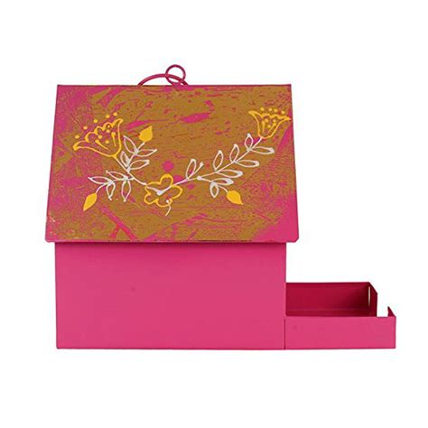 Buy Bird House with Feeder with Rope in Pink Online — Wonderland Garden ...