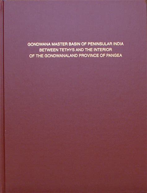 Buy Gondwana Master Basin of Peninsular India Between Teyhys and the ...