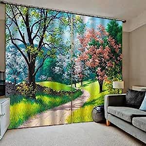 Buy Ocean Drive Polyester Weaved Printed Parda for Long Door Curtain ...