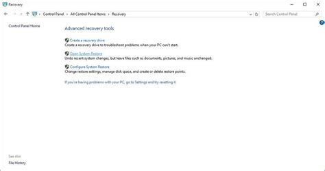 Image result for Set Restore Point Windows 1.0