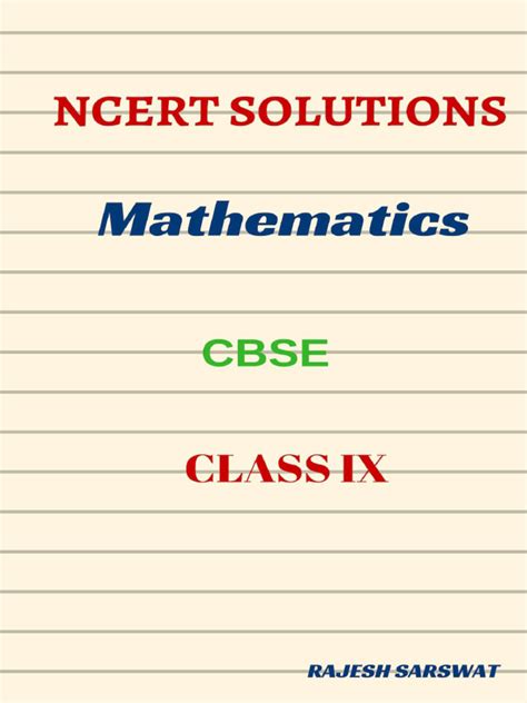Image result for Maths Class 9 Solutions