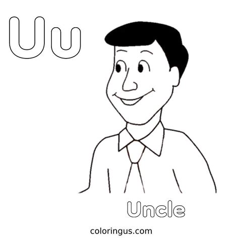 Letter U and Uncle 的图像结果