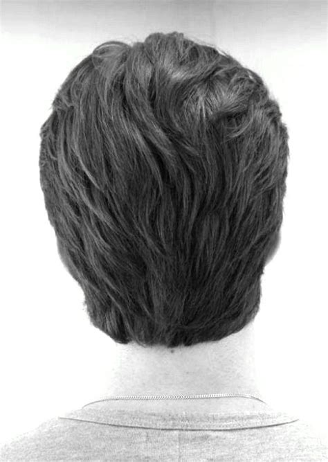 Mens Pushed Back Hair