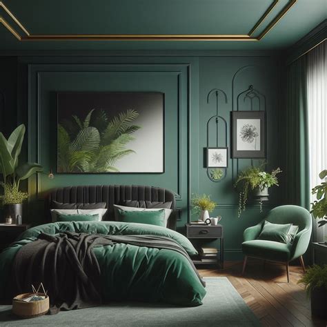 15 Elegant Dark Green Bedroom Ideas for Tranquility