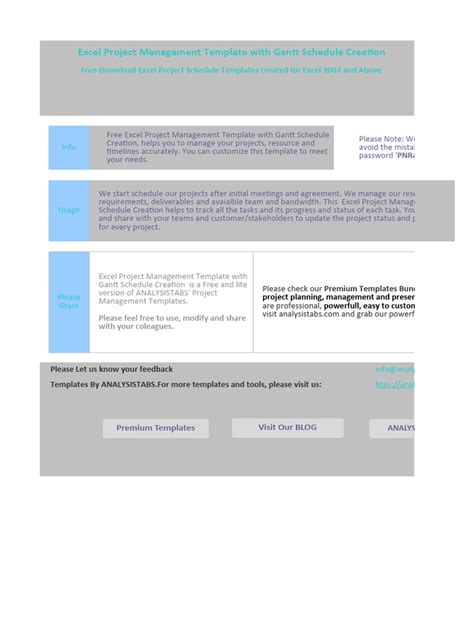 Project Management Template 的图像结果