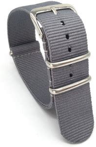 Rough Nature Army Grade 22 mm Watchbands Men Women Grey Army Military ...