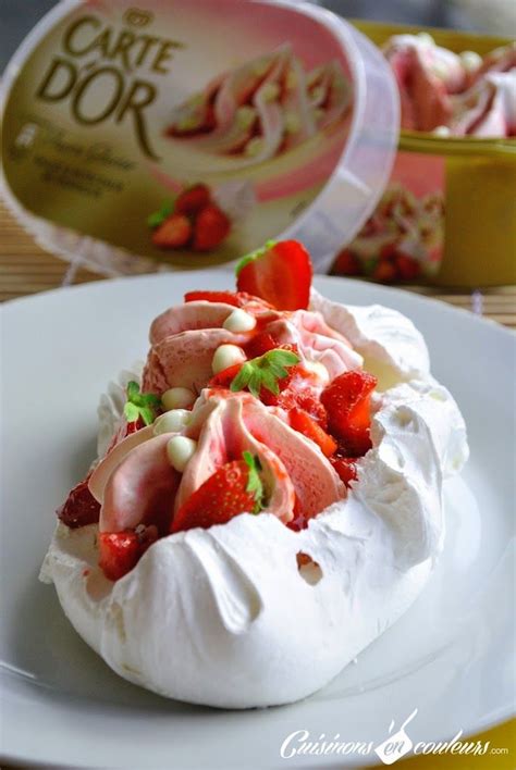 recette vacherin fraise