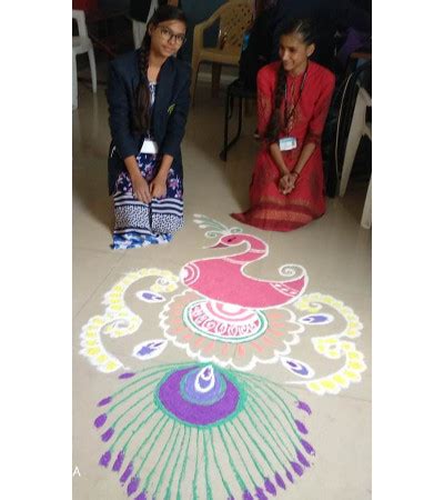 Rangoli Making Competition - G R V Pre-University College