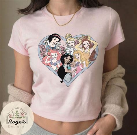 Disney Princess Baby Tee, Disney Girls Trip Croptop Womens T-shirt, WDW ...