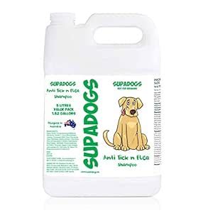 Buy SUPADOGS Anti Tick & Flea Shampoo for Dogs 5L Online at Low Prices ...