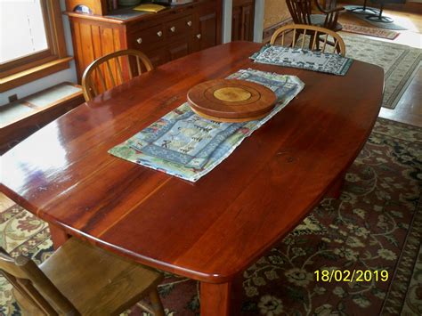 Cherry Dining Table Makeover at Jackson Steinfeld blog