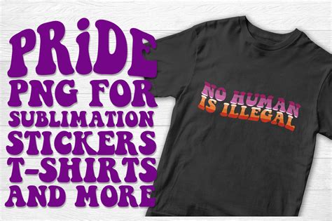 No Human is Illegal Lesbian Pride Flag Graphic by TheDigitalDeli ...