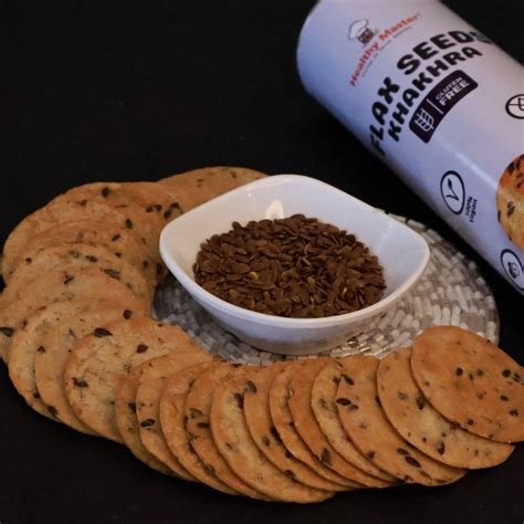 Roasted Khakhra With Flax Seeds & Coin Sized - Healthy Master