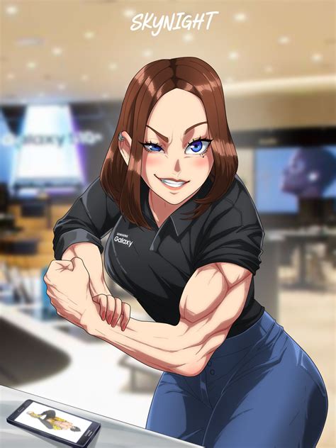 Female Muscle Growth Comic