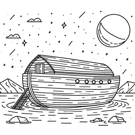 Noah’s Ark coloring pages - ColoringLib