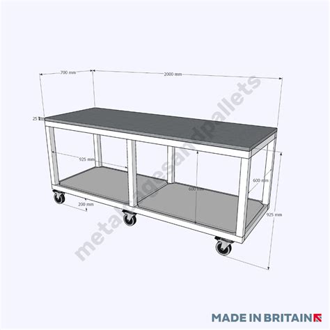 Engineering Workbench 25mm Solid Plate Top - From £965