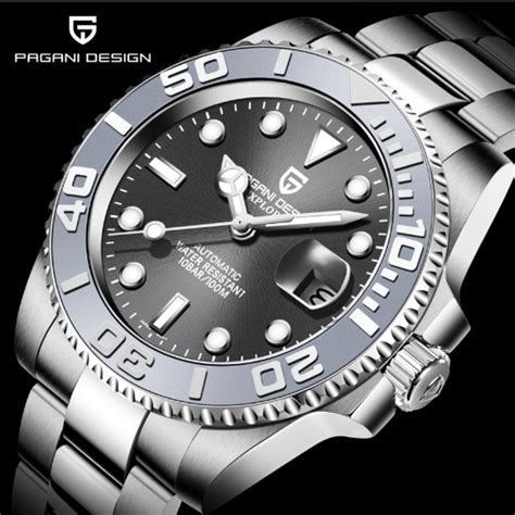 Pagani Design PD-1651 40mm Mens Automatic Waterproof Mechanical Watch ...