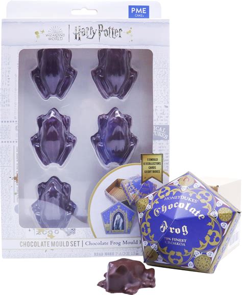 PME Harry Potter Chocolate Mould Set, Honeyduke's Chocolate Frog with ...