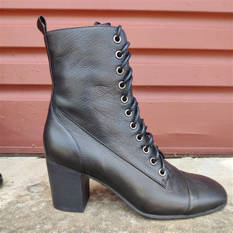 Django & Juliette Womens Black Leather Boots (s)