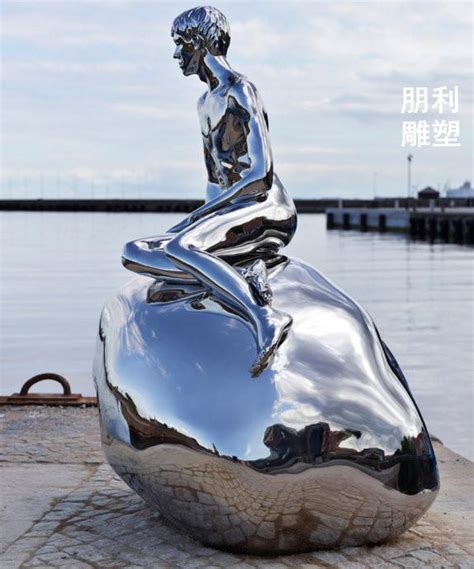 商场海螺女物素材 白钢雕塑 玻璃钢加工雕塑厂家 - 八方资源网