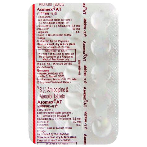 Asomex AT Tablet | Uses, Side Effects, Price | Apollo Pharmacy