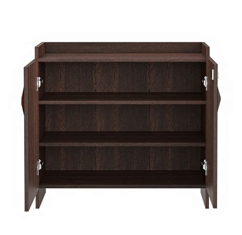 Brooklayn 2 Doors with Lock Shoe Rack Cabinet Slipper Footwear Stand O ...