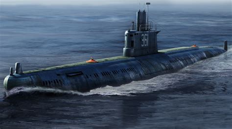 035“明”级常规潜艇 361号。纪念艇上的遇难者 |三维|机械/交通|李老 - 原创作品 - 站酷 (ZCOOL)