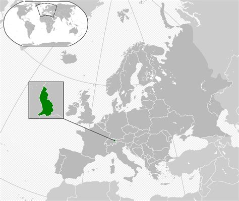 Liechtenstein Map - Guide of the World