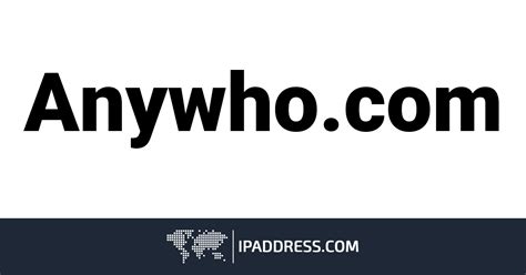 Anywho.com - Fast Free People Search | White Pages | Anywho