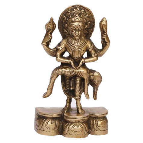 Kartique Brass Idol Narasimha Bhagwan Reincarnation Avatar Of Lord ...