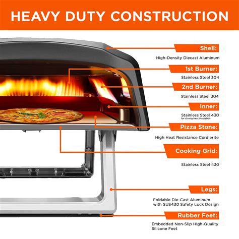 Snapklik.com : Commercial Chef Pizza Oven Outdoor - Gas Pizza Oven ...