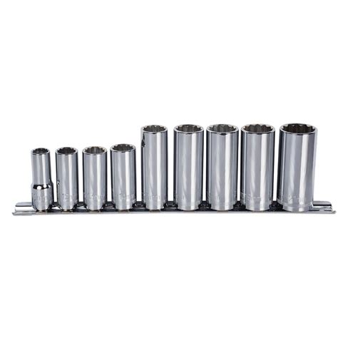 3/8-inch Drive 9-Piece Metric Deep Well Socket Set | Shop.Deere.com