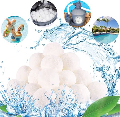 Amazon.com : vewicokop 3.1lbs Pool Filter Balls for Sand Filters ...