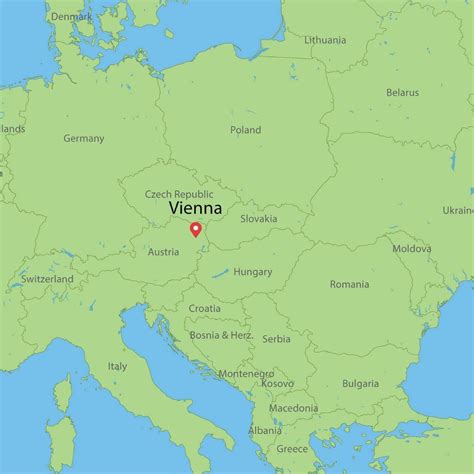 Where is Vienna Austria? Pinpoint and learn about Wien