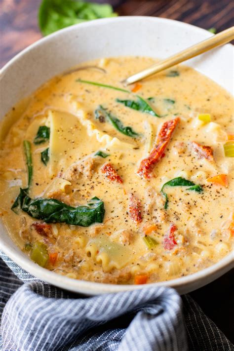 Creamy Vegan Lasagna Soup - This Savory Vegan