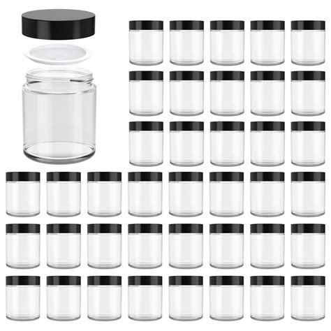 Hoa Kinh 4oz Glass Jars With Lids, Mini Round Canning Jars Wide Mouth ...