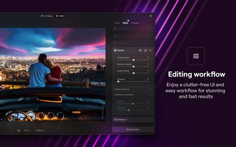 Image result for Luminar Neo Interface