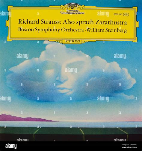 Vintage vinyl record cover. Richard Strauss-Also sprach Zarathustra ...