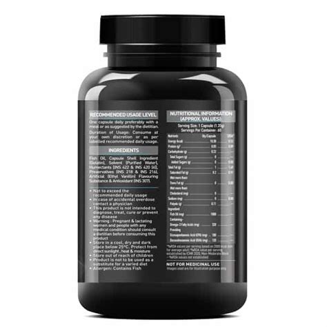 Buy MUSCLEBLAZE OMEGA 3 FISH OIL (60 CAPSULES) | TRUSTIFIED CERTIFIED ...