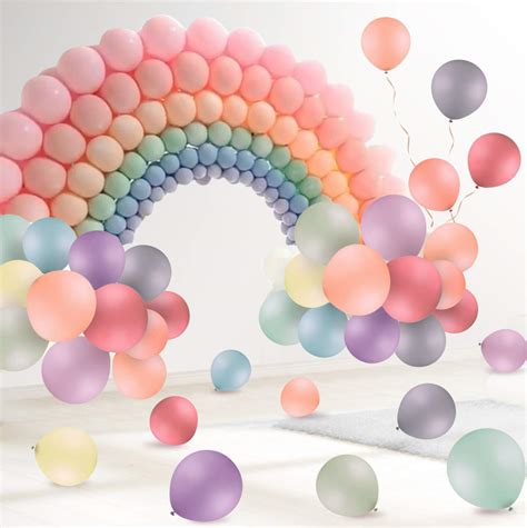 Buy FORMIZON Pastel Balloons, 120 Pcs 10 Inch Macaron pastel Color ...