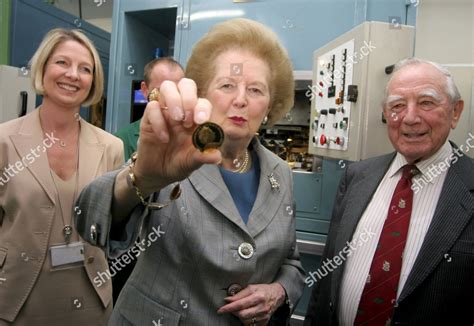 Margaret Thatcher Gold Crown Coin Which Editorial Stock Photo - Stock ...