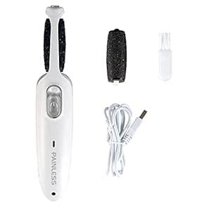 Painless Electric Callus Remover Rechargeable Cordless Foot File Easy ...