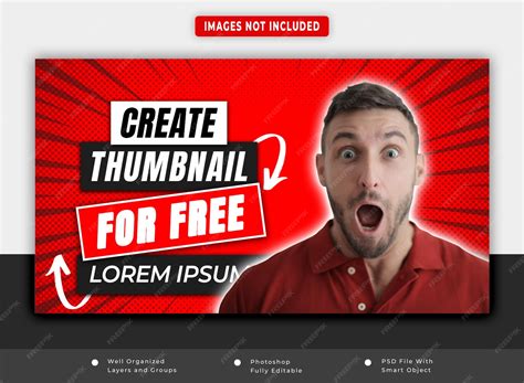 Premium PSD | Creative and professional youtube thumbnail templates for any type of youtube channel
