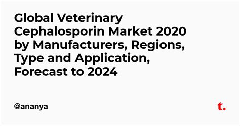Global Veterinary Cephalosporin Market 2020 by Manufacturers, Regions ...