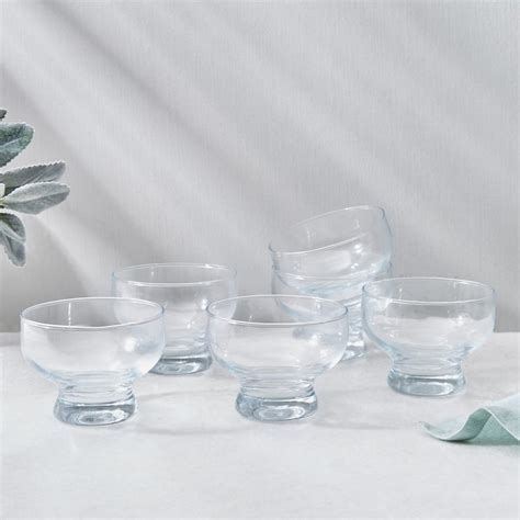 Buy Triffle Set of 6 Glass Ice Cream Cups - 260ml from Home Centre at ...