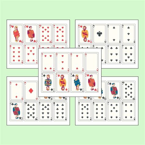 Free Printable Playing Card Template